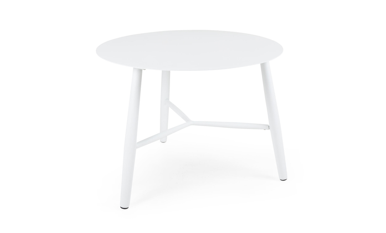 VANNES Sidobord 60cm Vit i gruppen Utembler / Trdgrdsbord / Soffbord hos SoffaDirekt.se (4006-50)