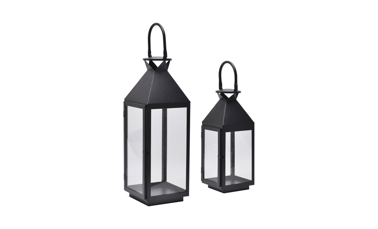 NELO Lykta 2-pack Svart i gruppen Dekoration hos SoffaDirekt.se (40161439)