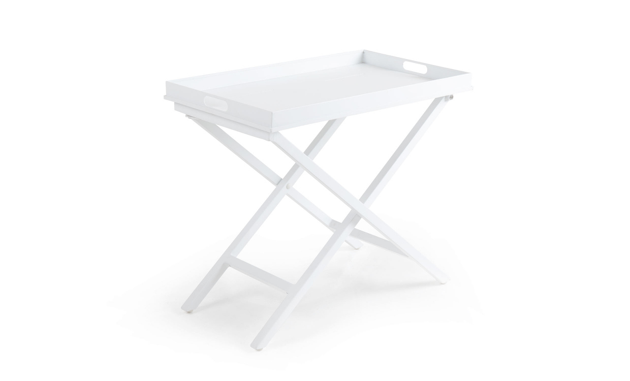 VERO Brickbord 70x40 Vit i gruppen Utembler / Trdgrdsstolar / Stolar hos SoffaDirekt.se (4017-05)