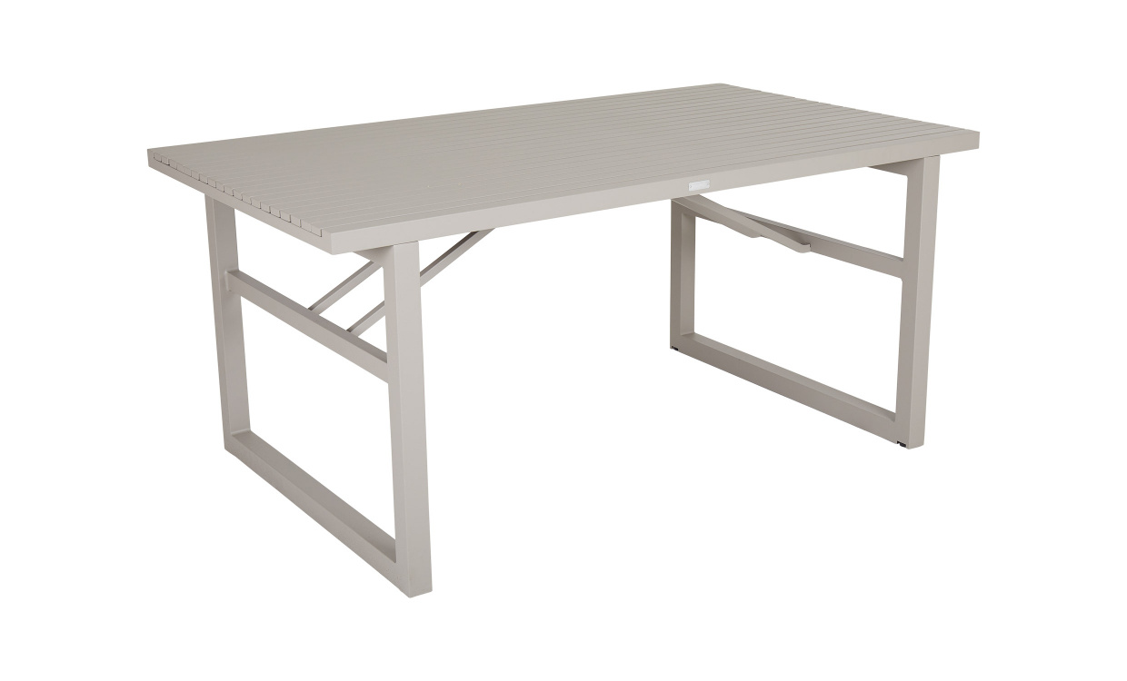 VEVI Matbord Beige 160 i gruppen Utembler / Sittmbler / Loungembler hos SoffaDirekt.se (4028-21)