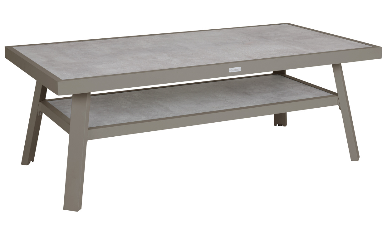 SAMVARO Soffbord Beige 140 i gruppen Utembler / Trdgrdsbord / Soffbord hos SoffaDirekt.se (4156-21-21)