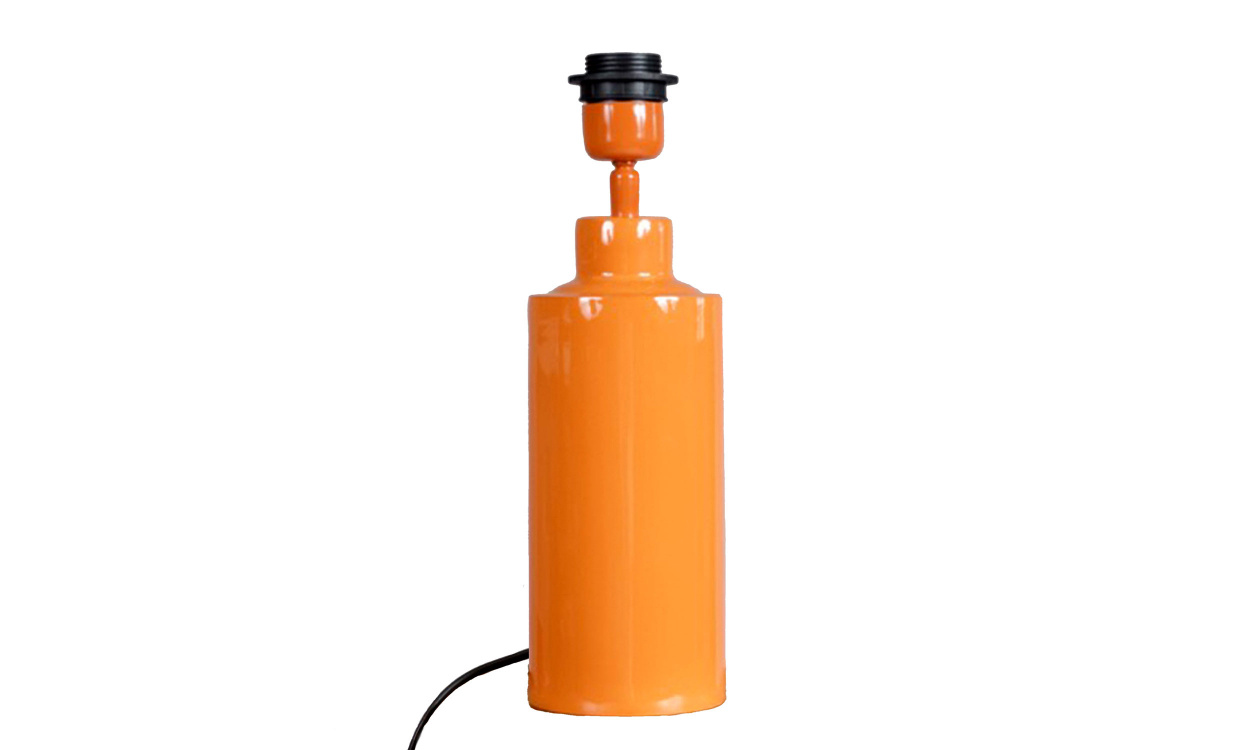 SOLO Lampfot Blank Orange 32cm i gruppen Belysning / Lampor / Lampftter hos SoffaDirekt.se (4163234)