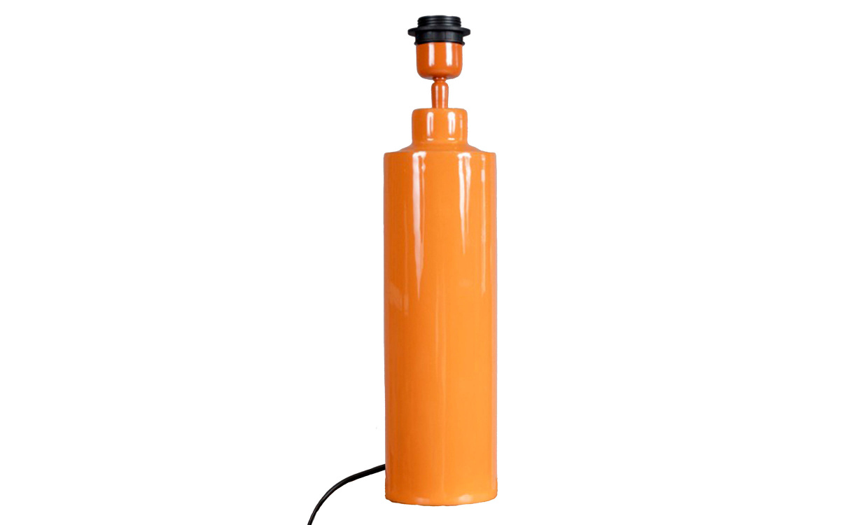 SOLO Lampfot Blank Orange 44cm i gruppen Belysning / Lampor / Lampftter hos SoffaDirekt.se (4164434)