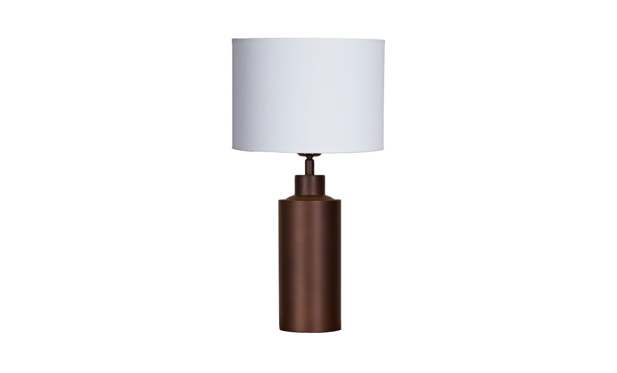 SOLO Bordslampa 46cm Antikbrun i gruppen Belysning / Lampor / Bordslampor hos SoffaDirekt.se (41646BR-FR01)