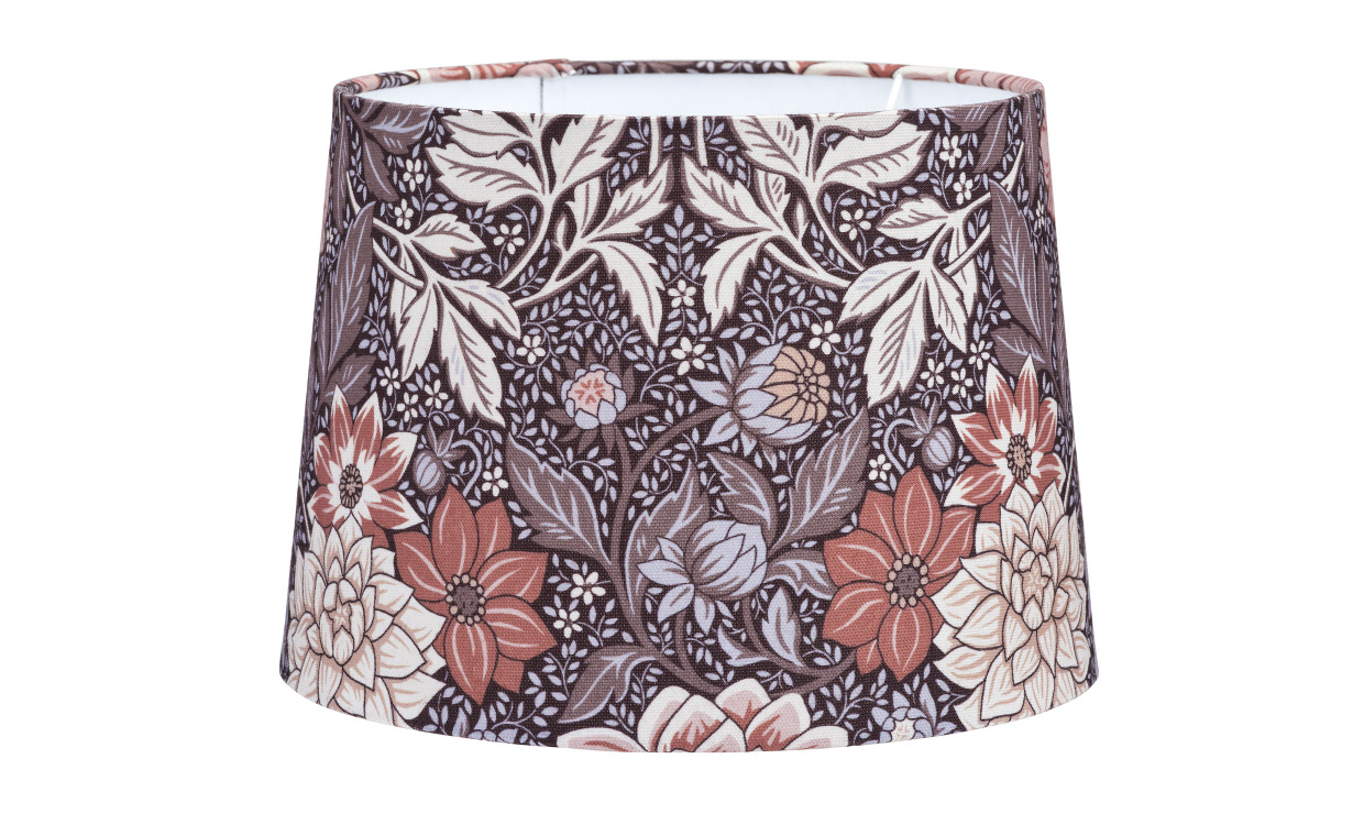 SOFIA Lampskrm 25cm Dahlia Brun i gruppen Belysning / Tillbehr / Lampskrmar hos SoffaDirekt.se (425-7689)