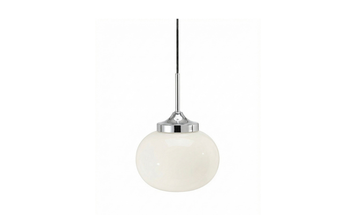 ELSY Fönsterlampa D18cm Vit/Krom i gruppen Belysning / Lampor / Fönsterlampor hos SoffaDirekt.se (436-25-WH)