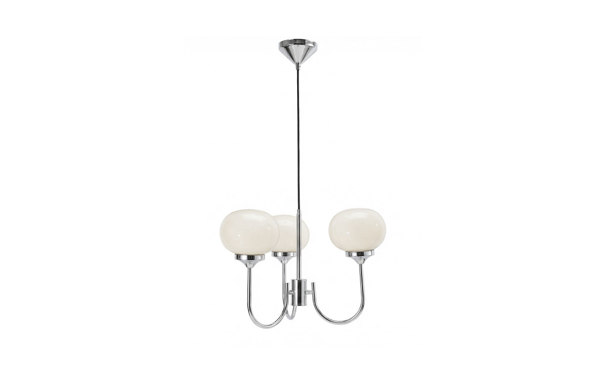 ELSY Taklampa 59cm Vit/Krom i gruppen Belysning / Lampor / Taklampor hos SoffaDirekt.se (436-59-WH)