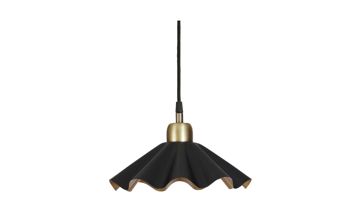 AIRA Fönsterlampa 25cm Svart/Mässing i gruppen Belysning / Lampor / Fönsterlampor hos SoffaDirekt.se (437-25-BK)