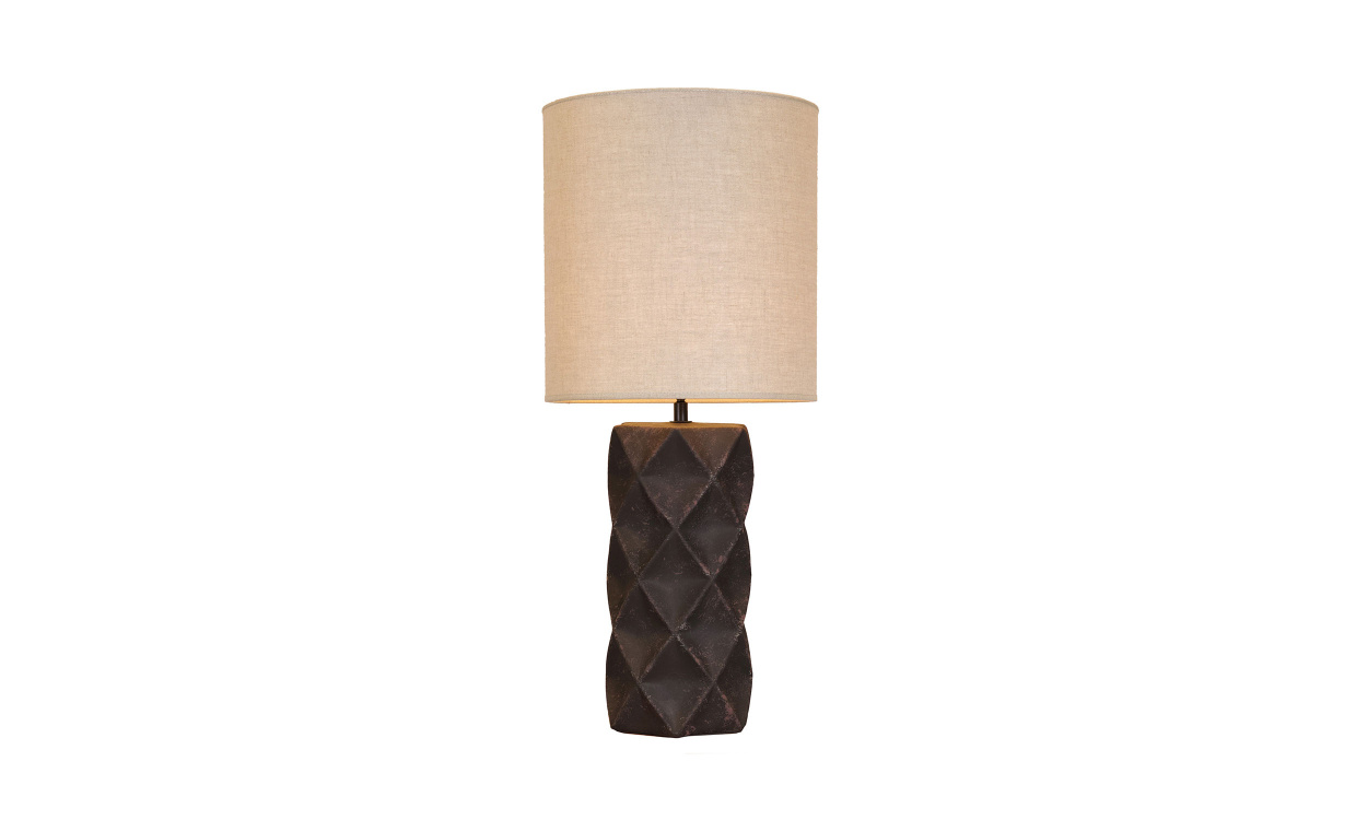 HAZEL Bordslampa Brun/Beige i gruppen Belysning / Lampor / Bordslampor hos SoffaDirekt.se (4604303-L021)