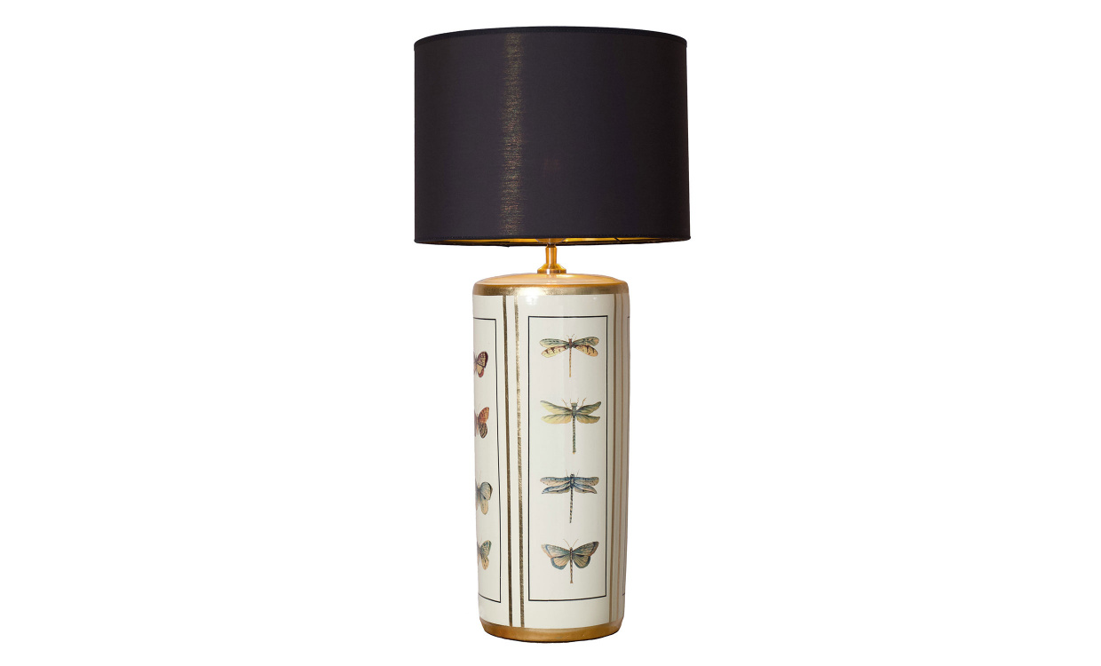 LUCCA Bordslampa 67cm Sand/Svart i gruppen Belysning / Lampor / Bordslampor hos SoffaDirekt.se (502055122-503)