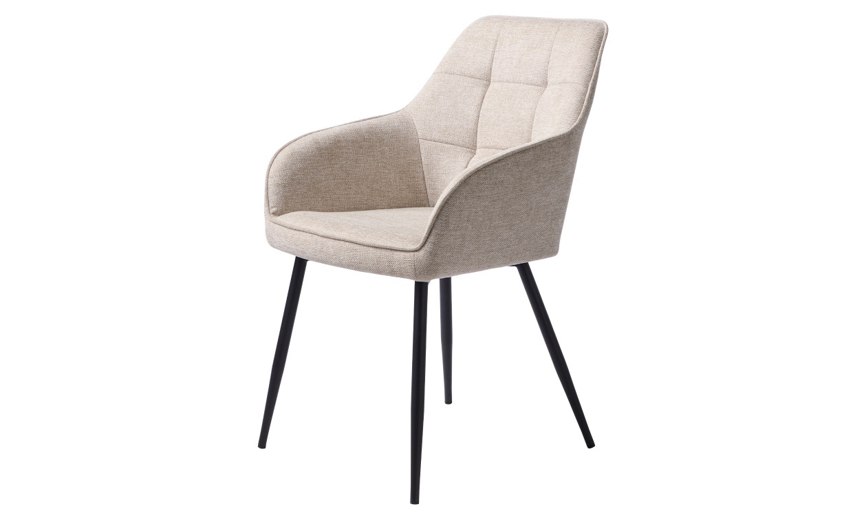 NIMO Stol Rutig Sand i gruppen Matplats / Sittmbler / Stolar hos SoffaDirekt.se (50800000)