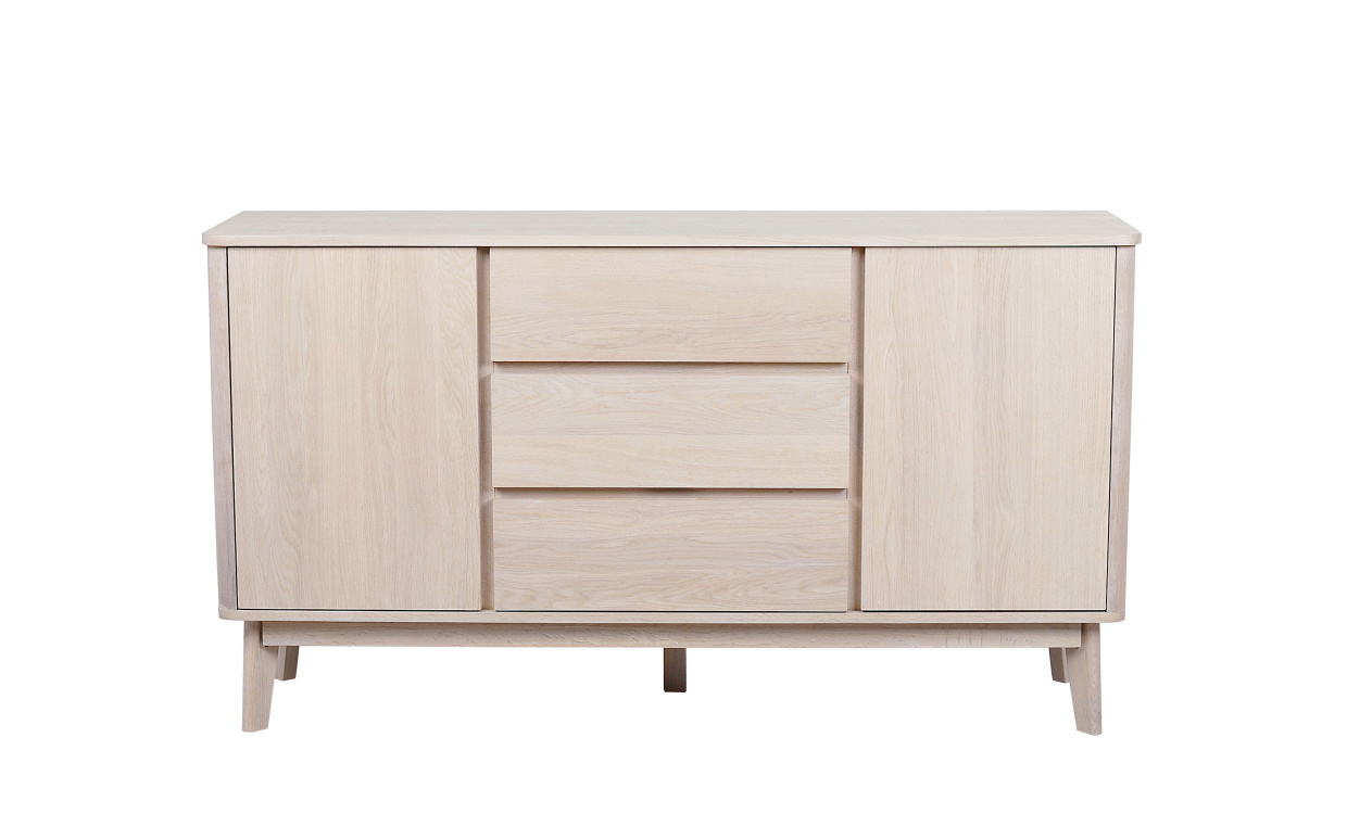 YUMI sideboard 152 Vitpigmenterad i gruppen Vardagsrum / Soffbord / Sidobord hos SoffaDirekt.se (52497)