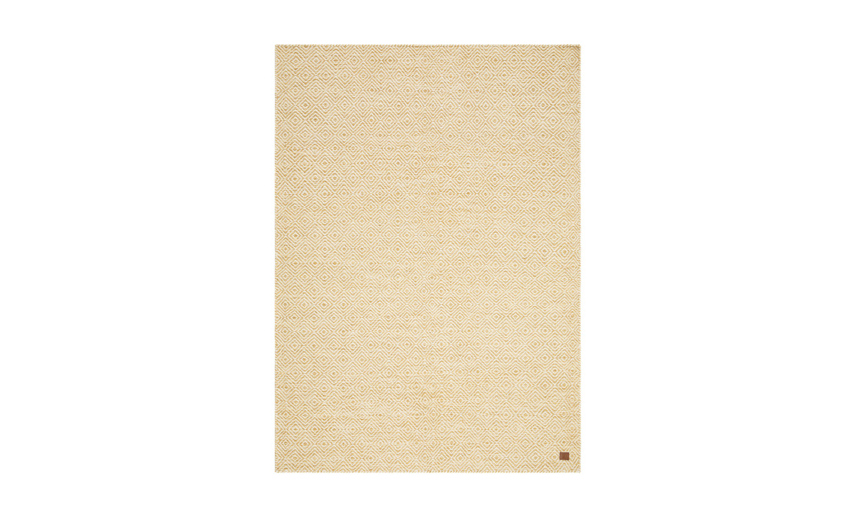 DIAMANT Ullmatta 240x340 Ockragul i gruppen Mattor & Textil / Mattor / Ullmattor & Rllakan hos SoffaDirekt.se (52928)