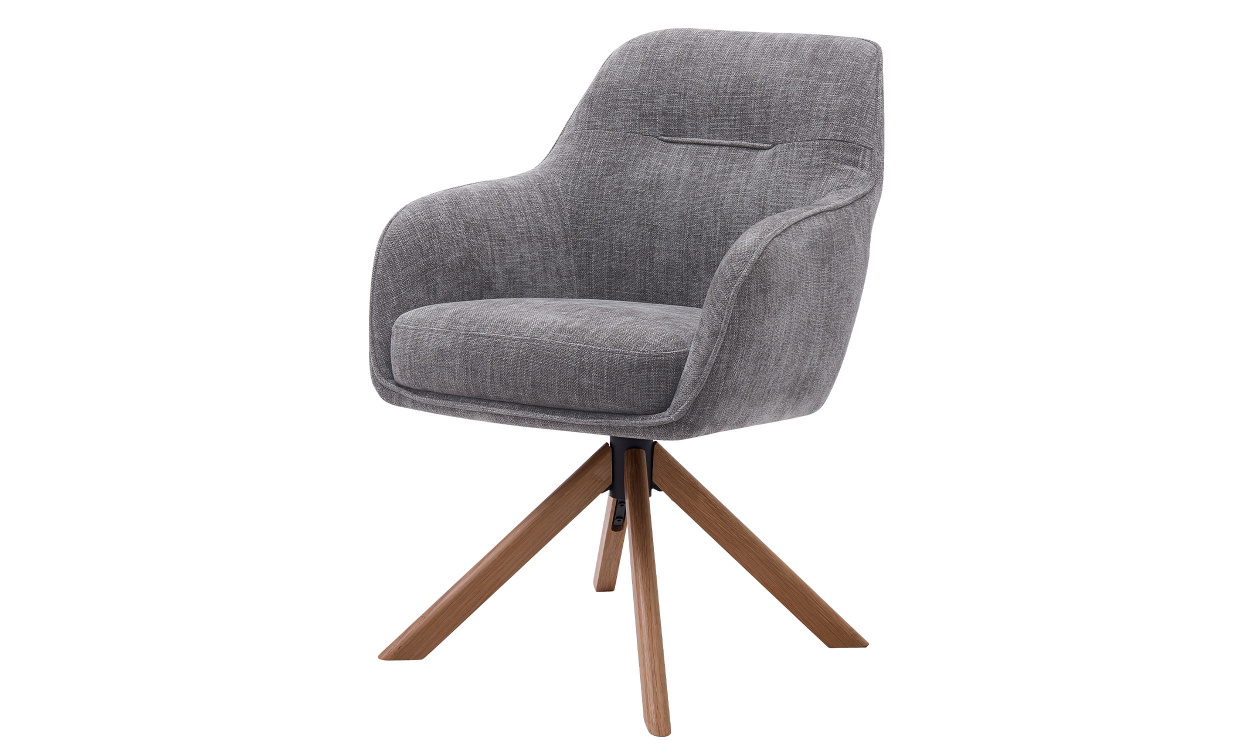 VICKY Snurrstol Gr/Ek i gruppen Matplats / Sittmbler / Stolar hos SoffaDirekt.se (53250003)