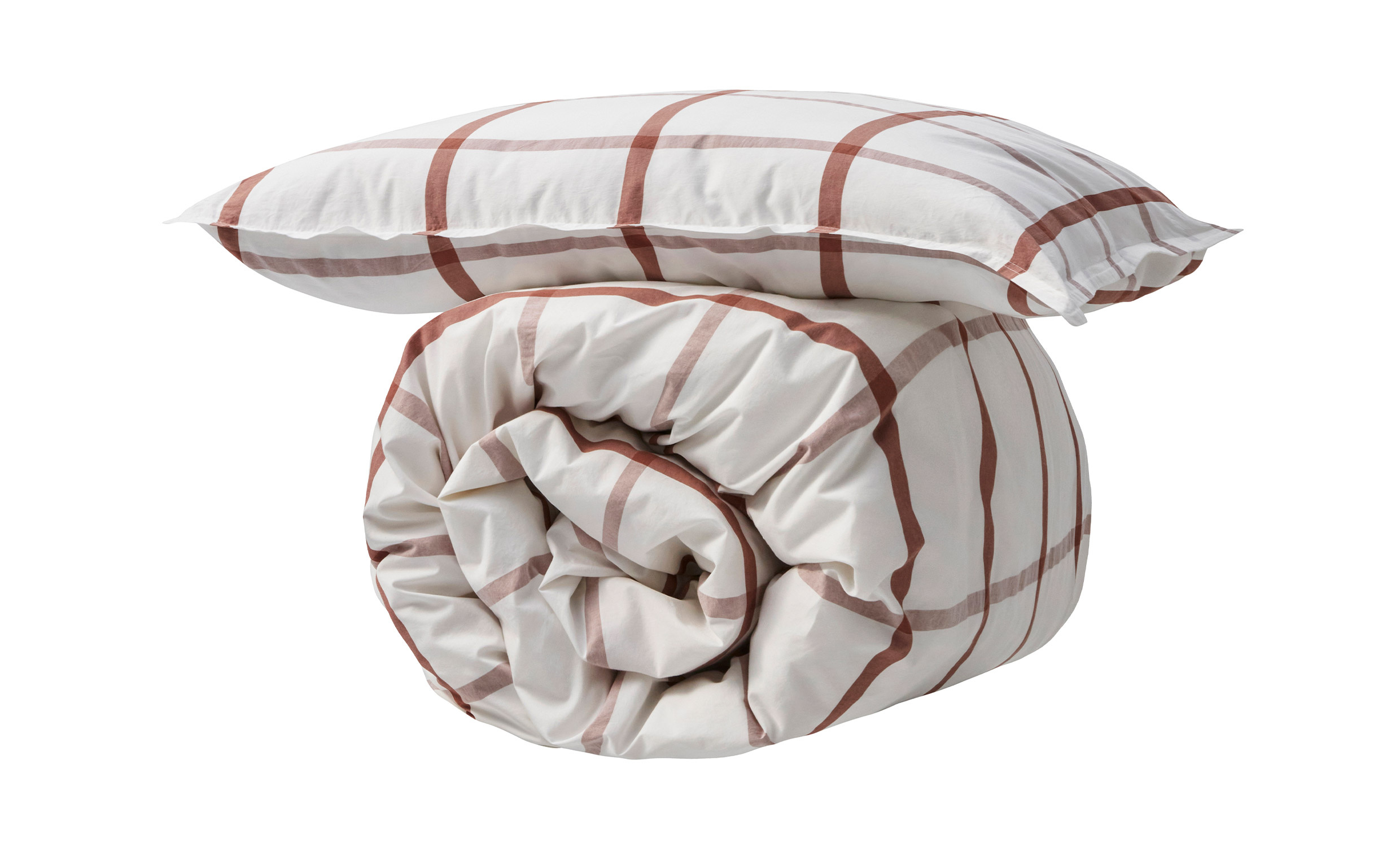 ASTRID Bddset Enkel Rd/Vit i gruppen Sovrum / Sovrumstextil / Sngklder hos SoffaDirekt.se (561140804)