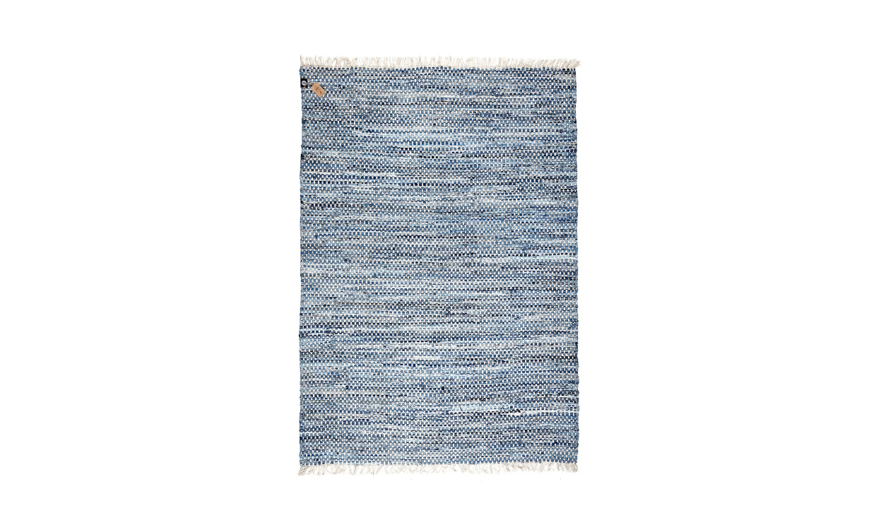 FLAX Trasmatta 200x290 Denim i gruppen Mattor & Textil / Mattor / Trasmattor hos SoffaDirekt.se (575-35)