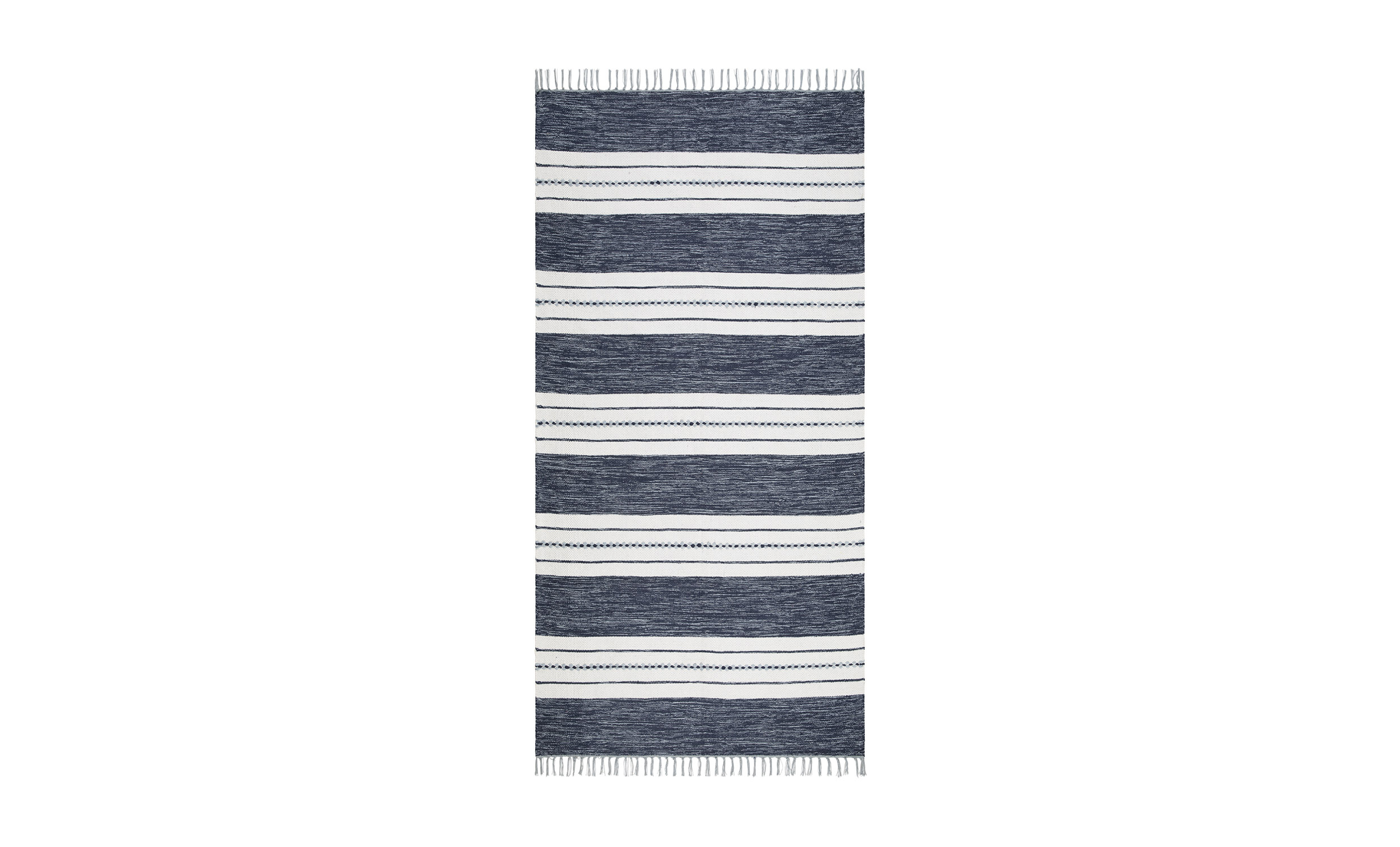 SUNNE Matta 75x220 Havsbl i gruppen Mattor & Textil / Mattor / Bomullsmattor hos SoffaDirekt.se (58302)