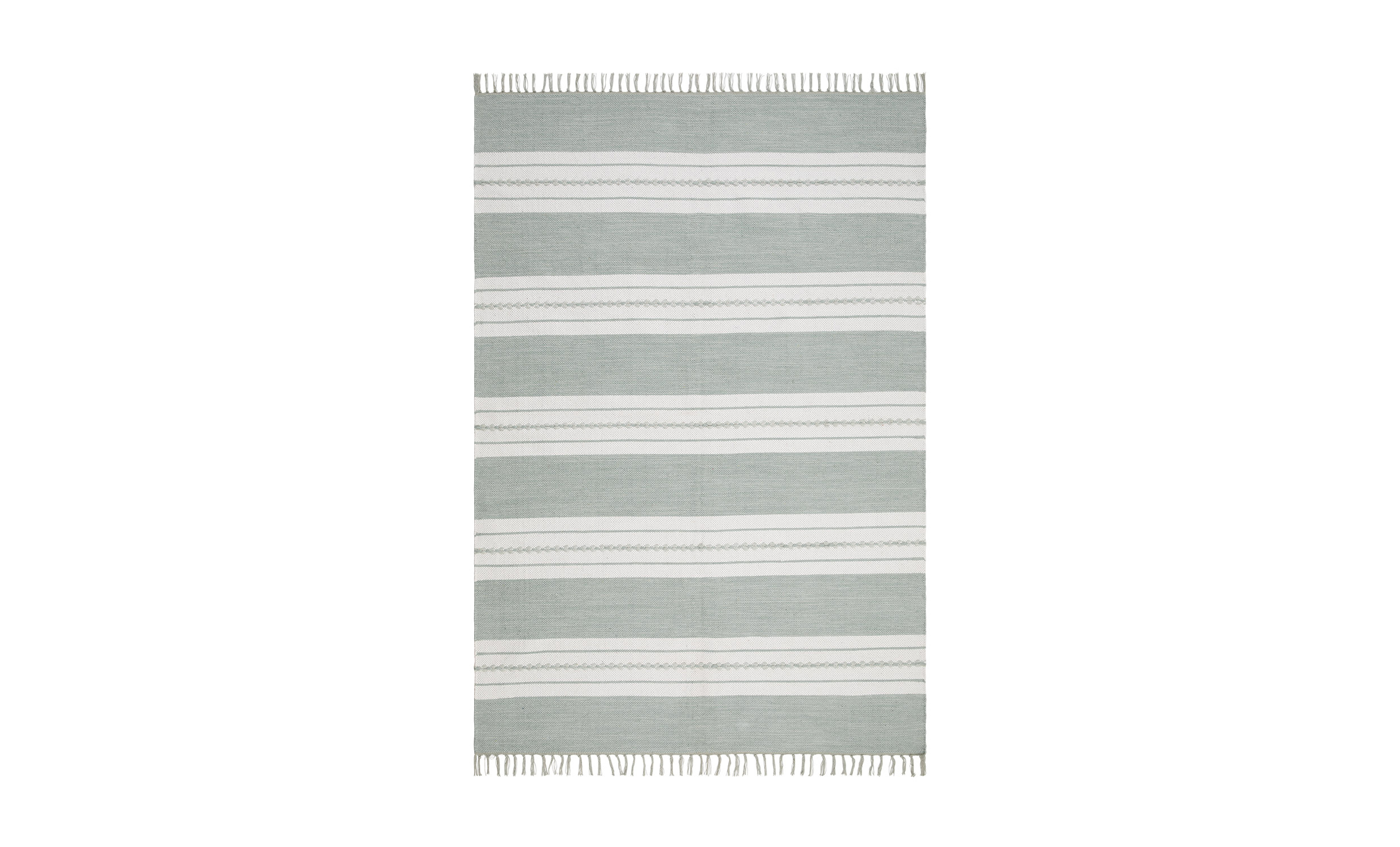 SUNNE Matta 200x300 Ljusgrn i gruppen Mattor & Textil / Mattor / Bomullsmattor hos SoffaDirekt.se (58401)