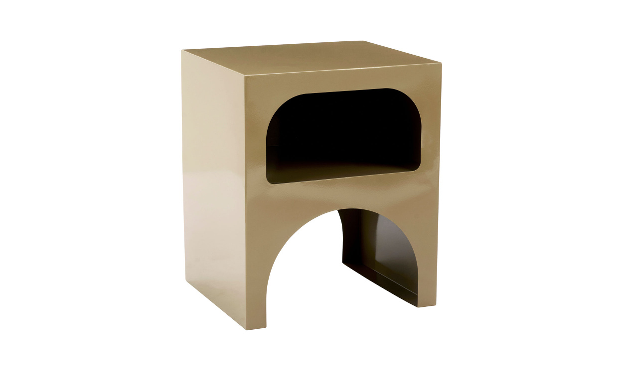 SIDOBORD H49 Taupe i gruppen Vardagsrum / Soffbord / Sidobord hos SoffaDirekt.se (5H2444RB)