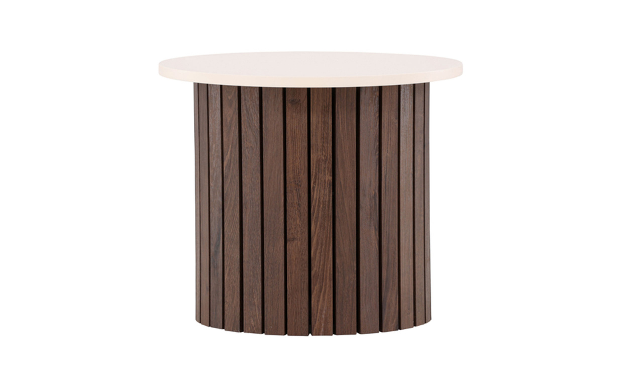 BRUNA Sidobord D52 Beige i gruppen Vardagsrum / Soffbord / Sidobord hos SoffaDirekt.se (61148-107)