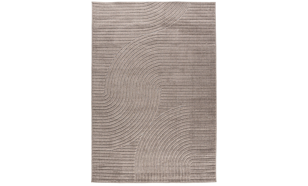 VILMER Matta 240x340 Brun i gruppen Mattor & Textil / Mattor / Ryamattor hos SoffaDirekt.se (61250-103)