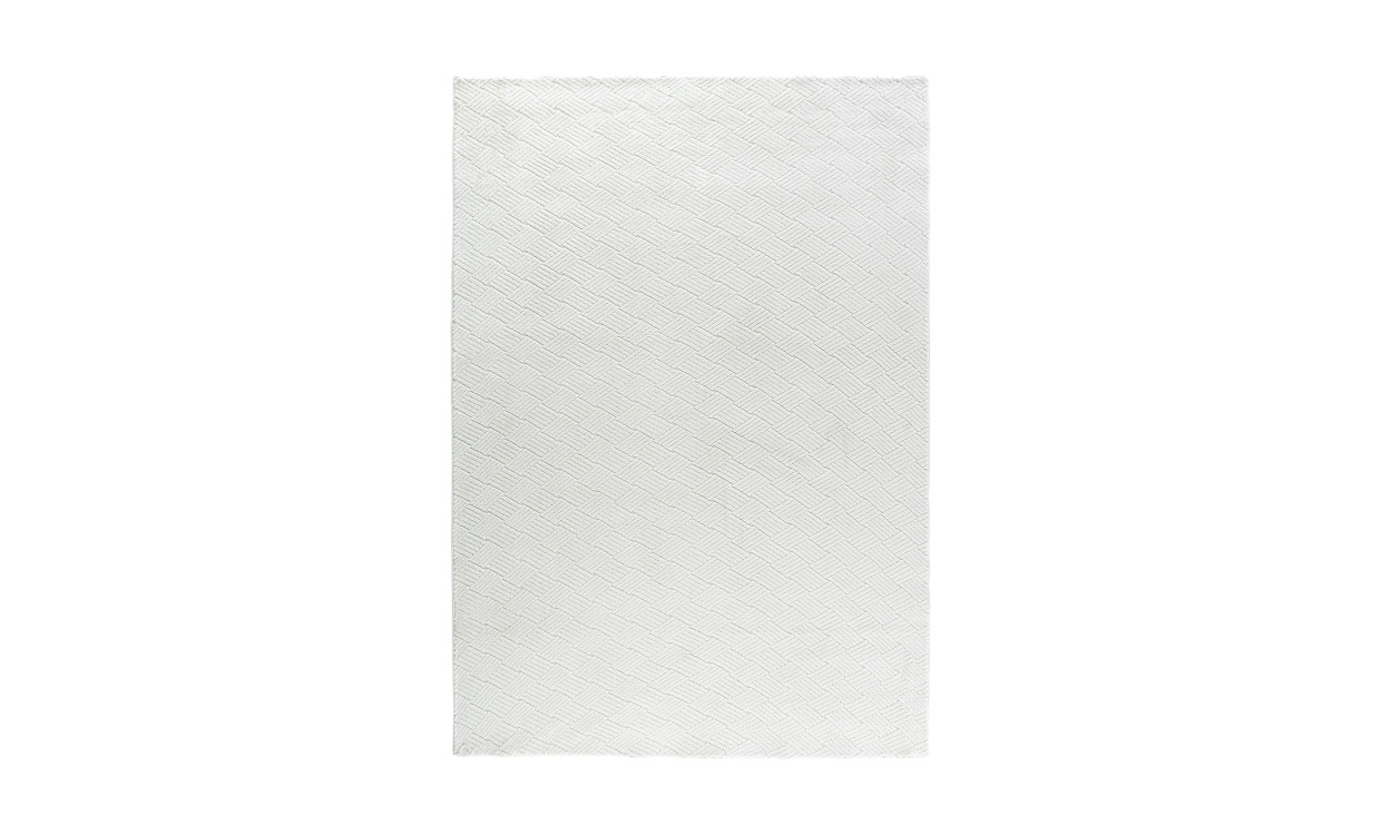 TIMMY Matta 160x230 Vit i gruppen Mattor & Textil / Mattor / Ryamattor hos SoffaDirekt.se (61537-111)