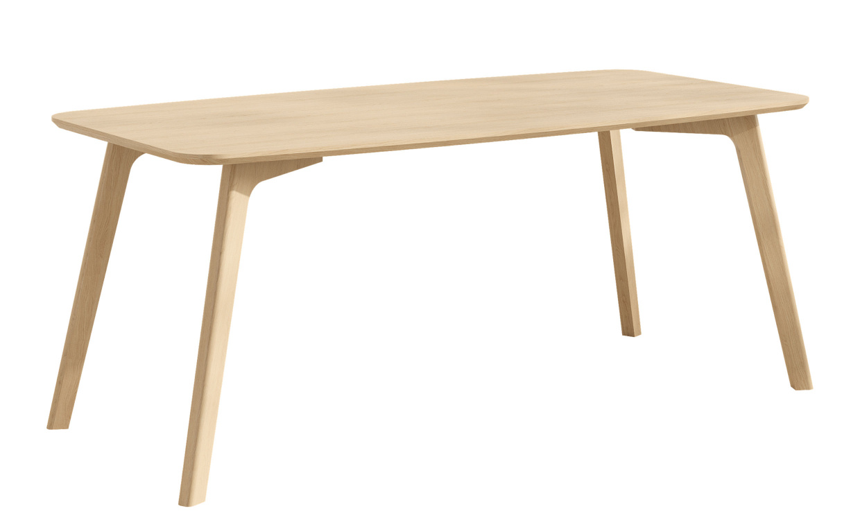 ELVO Matbord 180 Natur i gruppen Matplats / Bord / Matbord / Matbord tr hos SoffaDirekt.se (6165002)