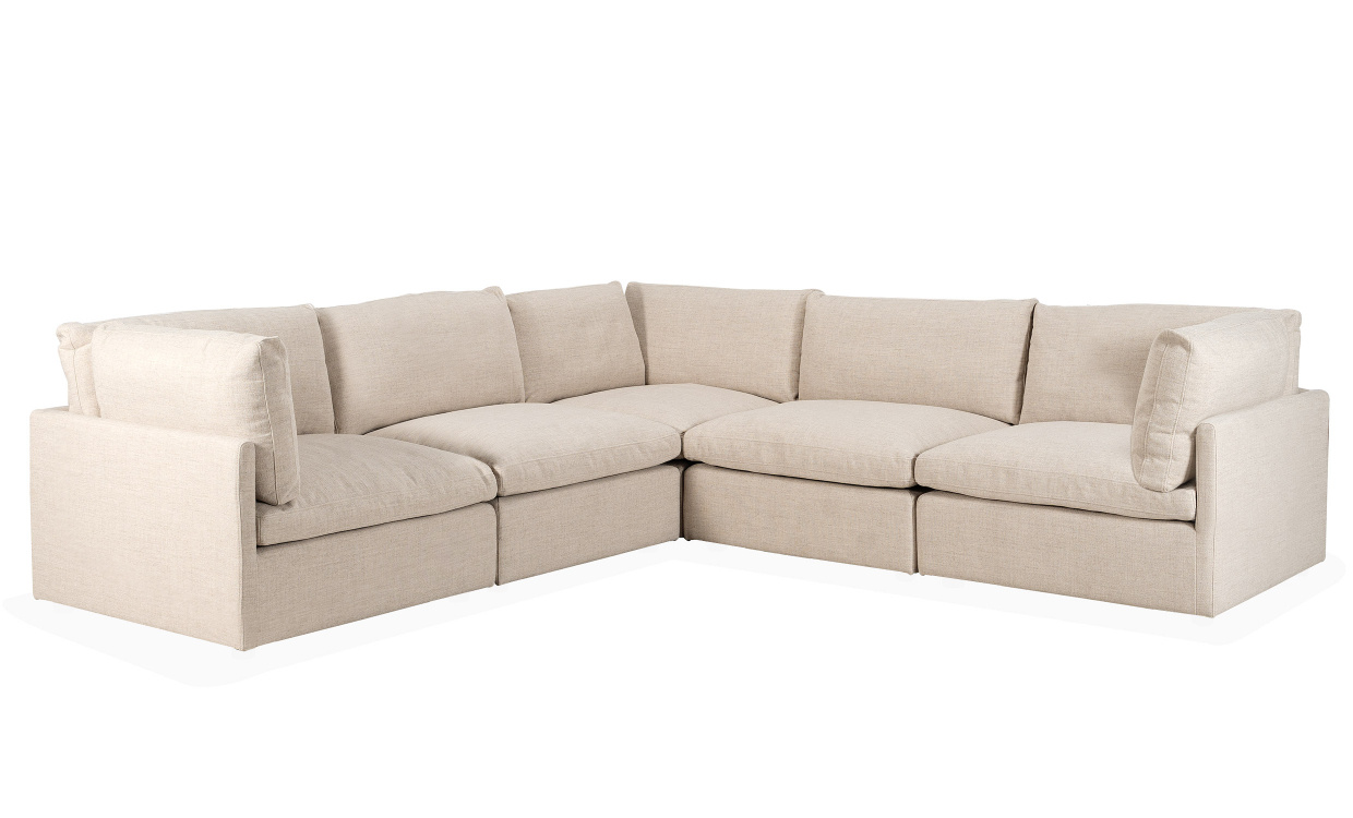 CEDAR Hrnsoffa Vndbar Beige i gruppen Vardagsrum / Soffor / Hrnsoffor hos SoffaDirekt.se (651-CEDCO5S-HO4)