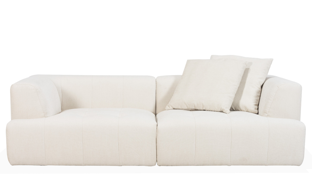 COCO 3-sitssoffa Offwhite i gruppen Vardagsrum / Soffor / 3-sits soffor hos SoffaDirekt.se (656-COC-3S-FM130)