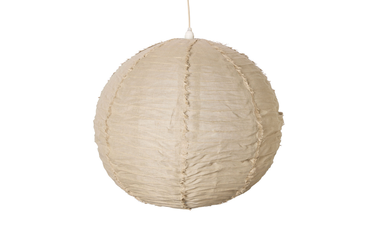 FLORES Klot Taklampa Linne i gruppen Belysning / Lampor / Taklampor hos SoffaDirekt.se (65707)