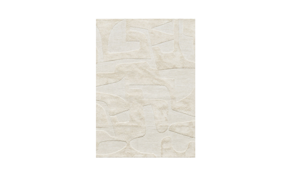 AURORA Matta 240x340 Vit i gruppen Mattor & Textil / Mattor hos SoffaDirekt.se (6709-051)