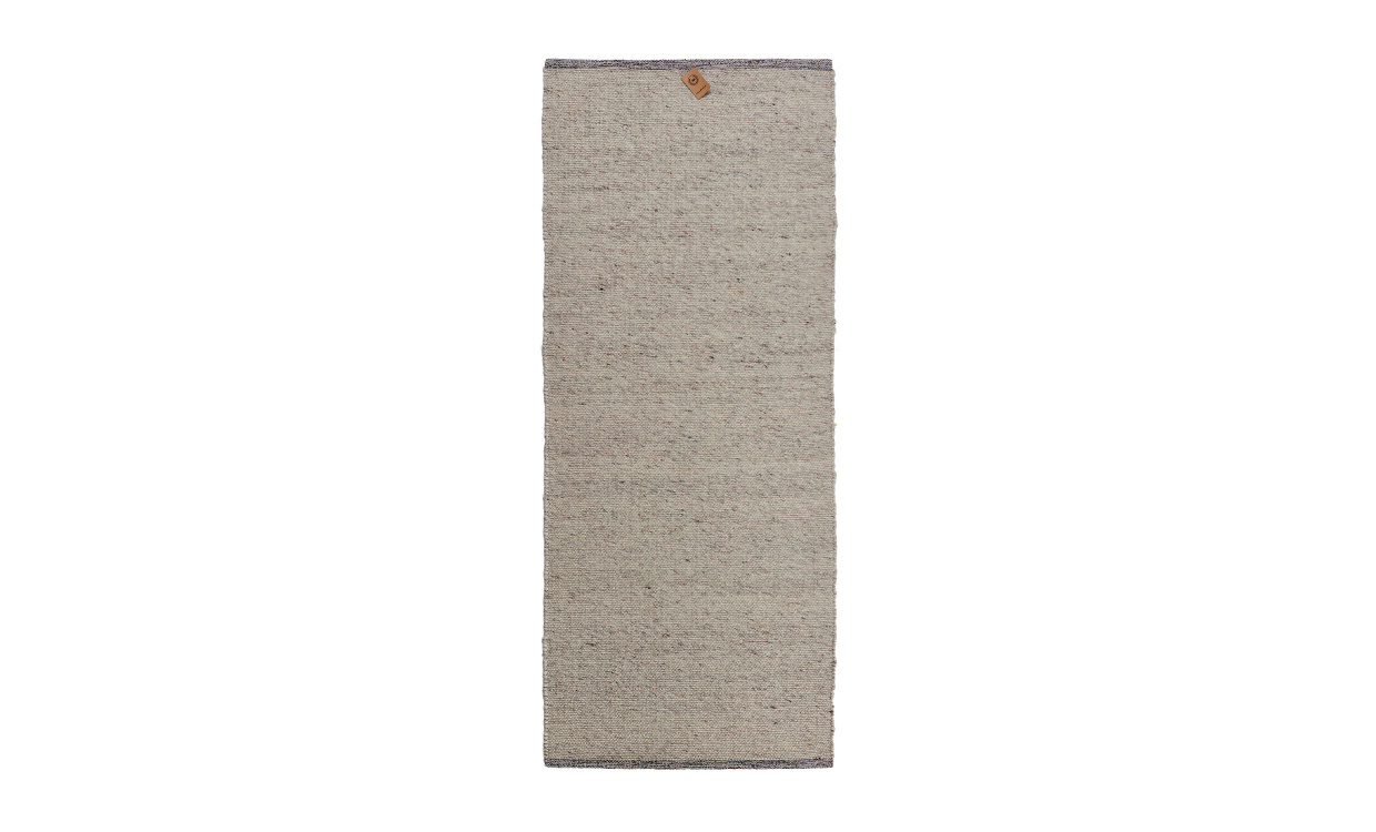ZINGO Ullmatta 80x200 Ljusgr i gruppen Mattor & Textil / Mattor / Ullmattor & Rllakan hos SoffaDirekt.se (680-20)