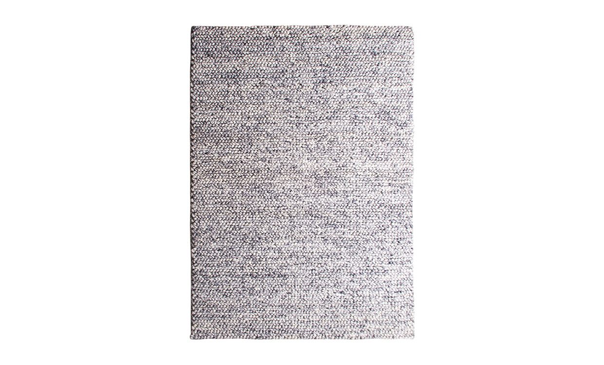 BOB Ullmatta 160x230 Ljusgr i gruppen Mattor & Textil / Mattor / Ullmattor & Rllakan hos SoffaDirekt.se (688-64)