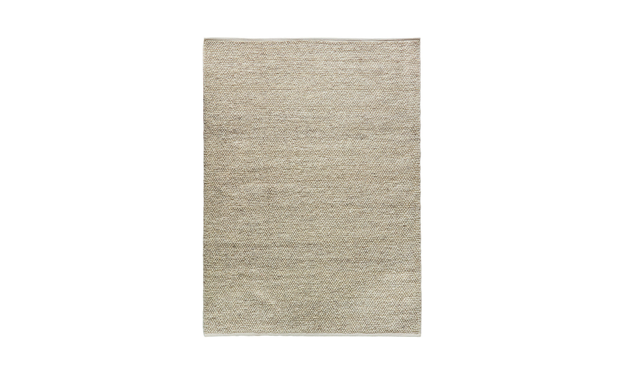 BOB Ullmatta 240x340 Ljusgr� i gruppen Mattor & Textil / Mattor / Ullmattor & R�llakan hos SoffaDirekt.se (688-66)