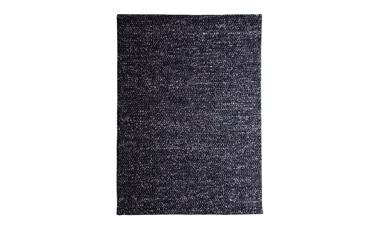 BOB Ullmatta 160x230 Antracit i gruppen Mattor & Textil / Mattor / Ullmattor & Rllakan hos SoffaDirekt.se (688-94)