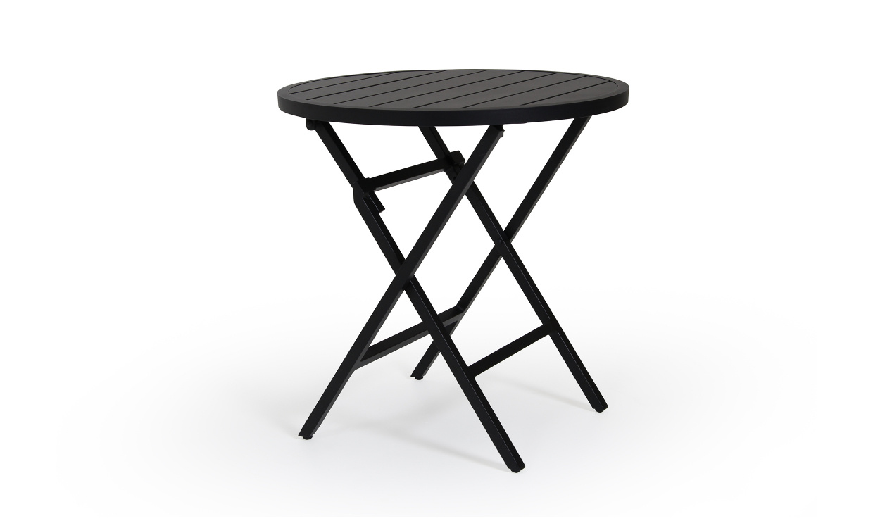 WILKIE Cafbord Fllbar Svart i gruppen Utembler / Sittmbler / Loungembler hos SoffaDirekt.se (6933-8)