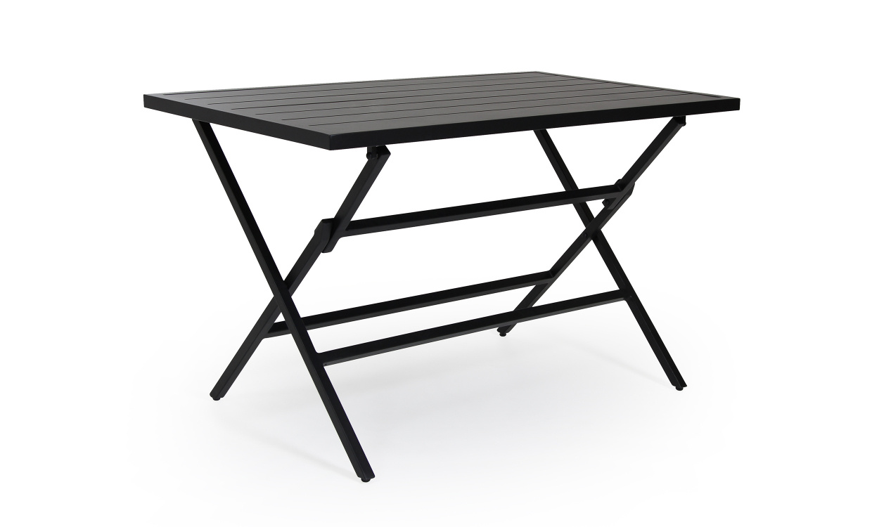WILKIE Cafbord Fllbart 120x72 Svart i gruppen Utembler / Balkongmbler / Balkongstolar hos SoffaDirekt.se (6935-8)