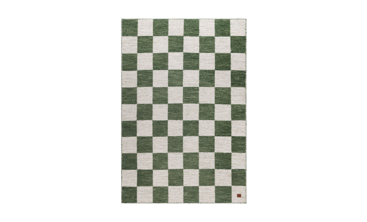 CHECK Ullmatta 200x300 Smaragdgrn i gruppen Mattor & Textil / Mattor / Ullmattor & Rllakan hos SoffaDirekt.se (70892)