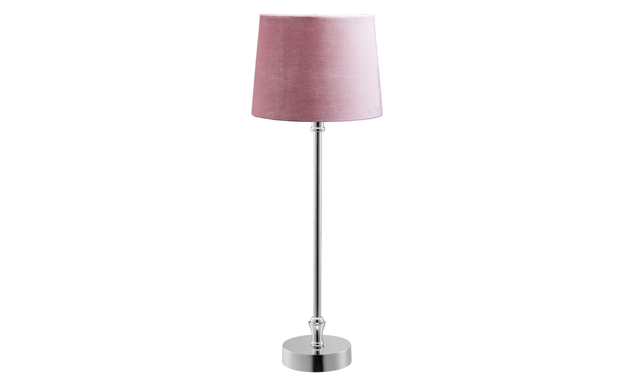 LIAM Bordslampa 59cm Silver/Rosa i gruppen Belysning / Lampor / Bordslampor hos SoffaDirekt.se (71001-420-355)