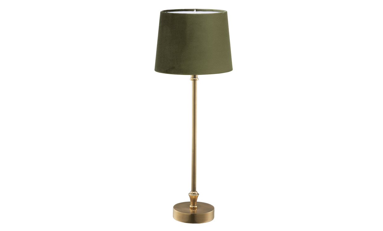 LIAM Bordslampa 59cm Guld/Grn i gruppen Belysning / Lampor / Bordslampor hos SoffaDirekt.se (71002-420-377)