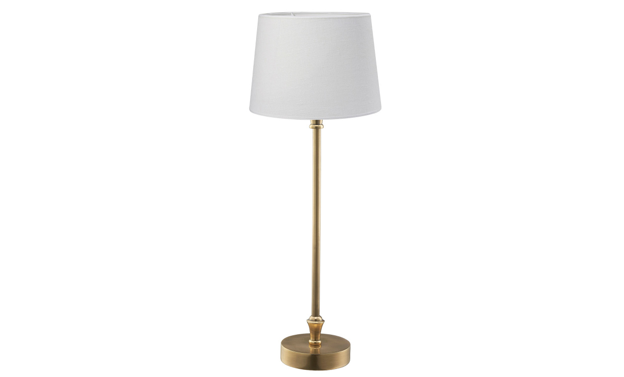 LIAM Bordslampa 59cm Guld/Vit i gruppen Belysning / Lampor / Bordslampor hos SoffaDirekt.se (71002-420FR01)