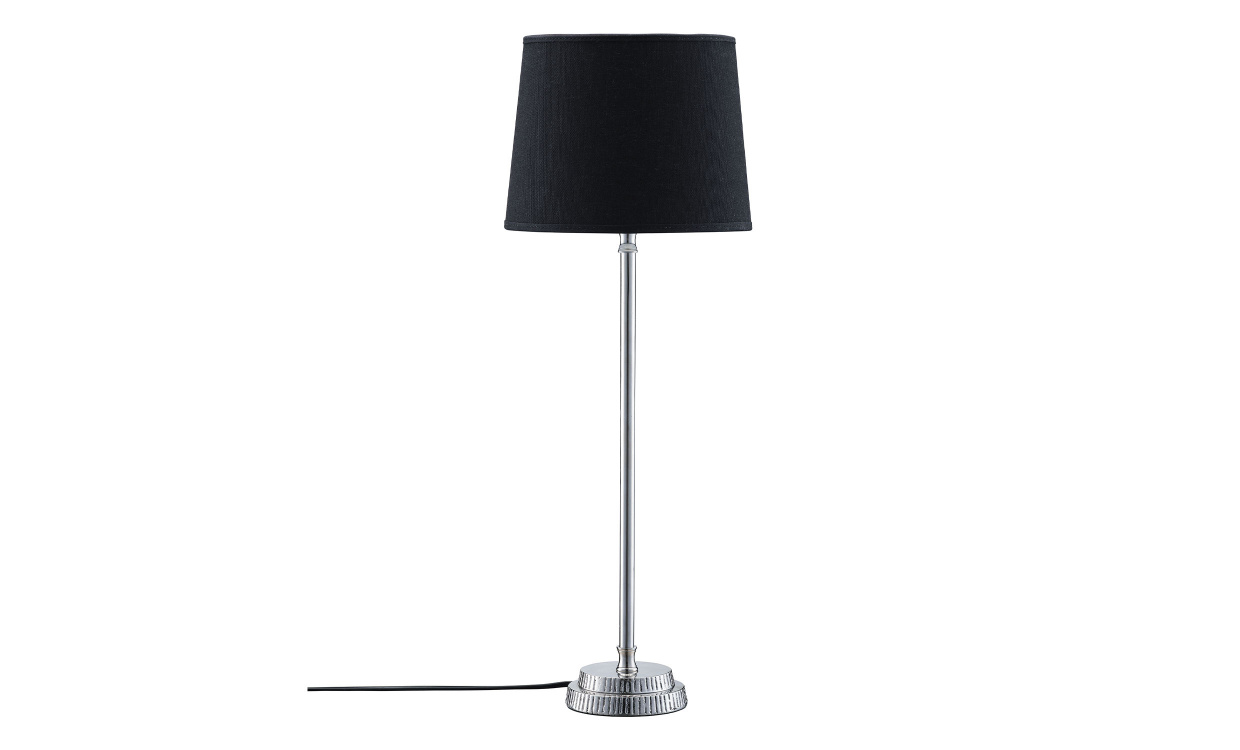 KENT Bordslampa Krom/Svart i gruppen Belysning / Lampor / Bordslampor hos SoffaDirekt.se (71010-420FR09)