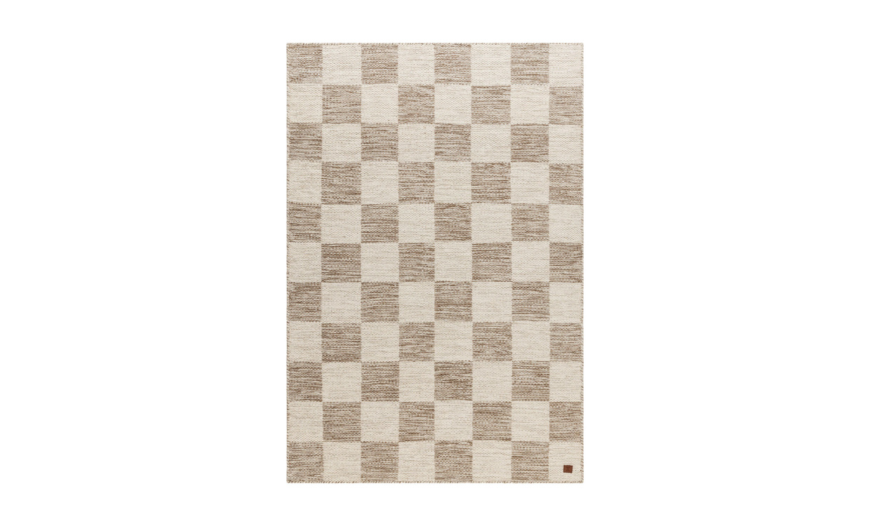 CHECK Ullmatta 200x300 Mrklinne i gruppen Mattor & Textil / Mattor / Ullmattor & Rllakan hos SoffaDirekt.se (71165)