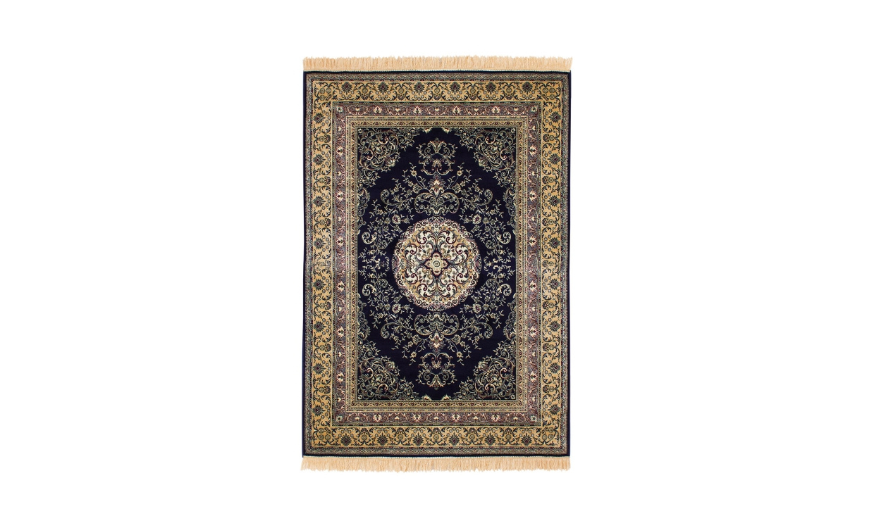 CASABLANCA Medallion 240x330 Marinbl i gruppen Mattor & Textil / Mattor / Orientaliska Mattor hos SoffaDirekt.se (72050)
