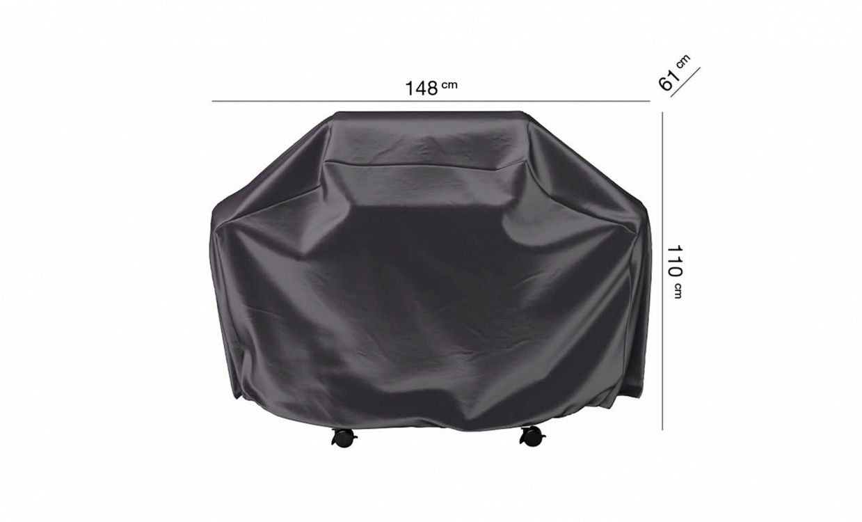 AEROCOVER Grillskydd 148x61x110 Antracit i gruppen Utemöbler / Förvaring / Möbelskydd hos SoffaDirekt.se (7854)