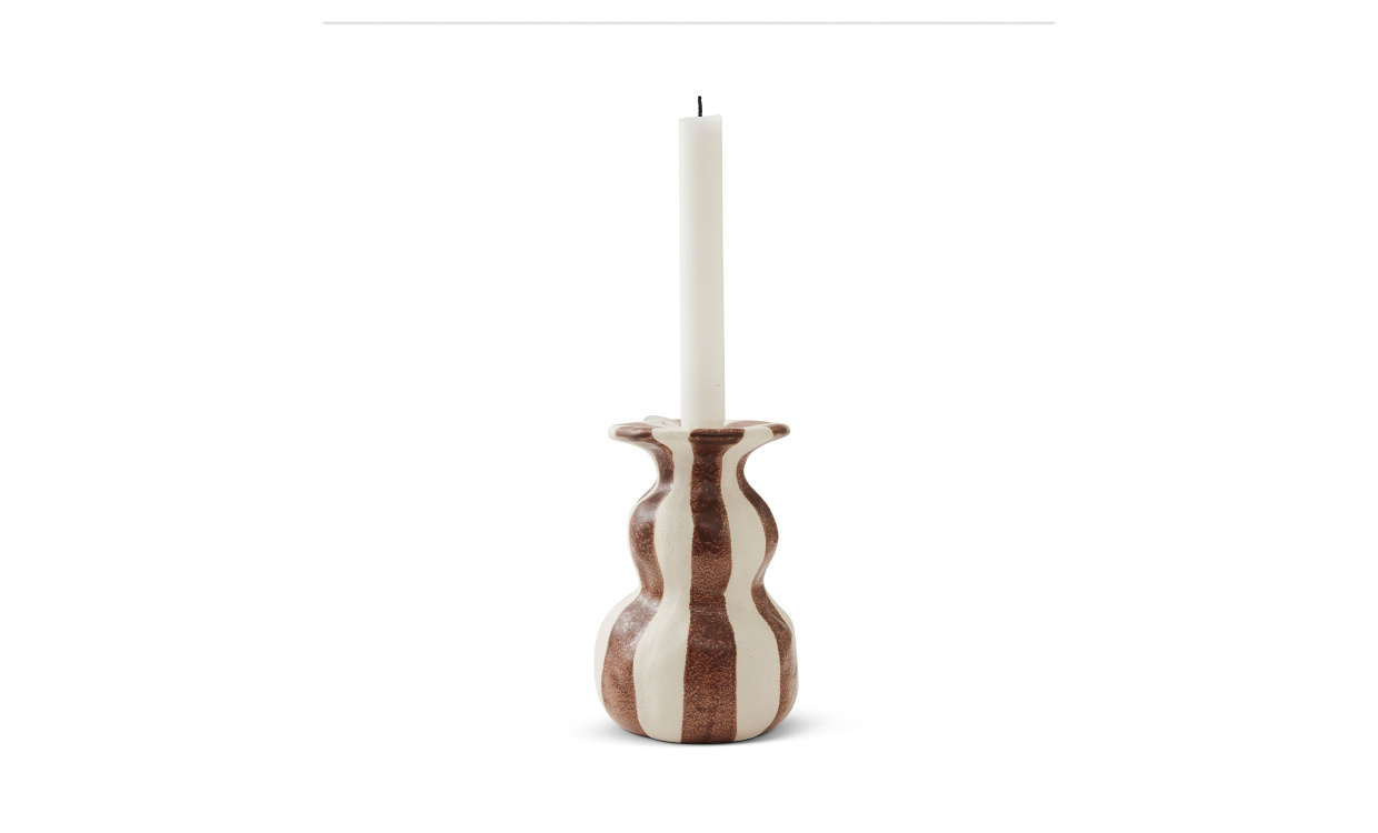 RAIA Ljusstake M Terracotta i gruppen Dekoration / Ljusstakar och Lyktor hos SoffaDirekt.se (78767385)