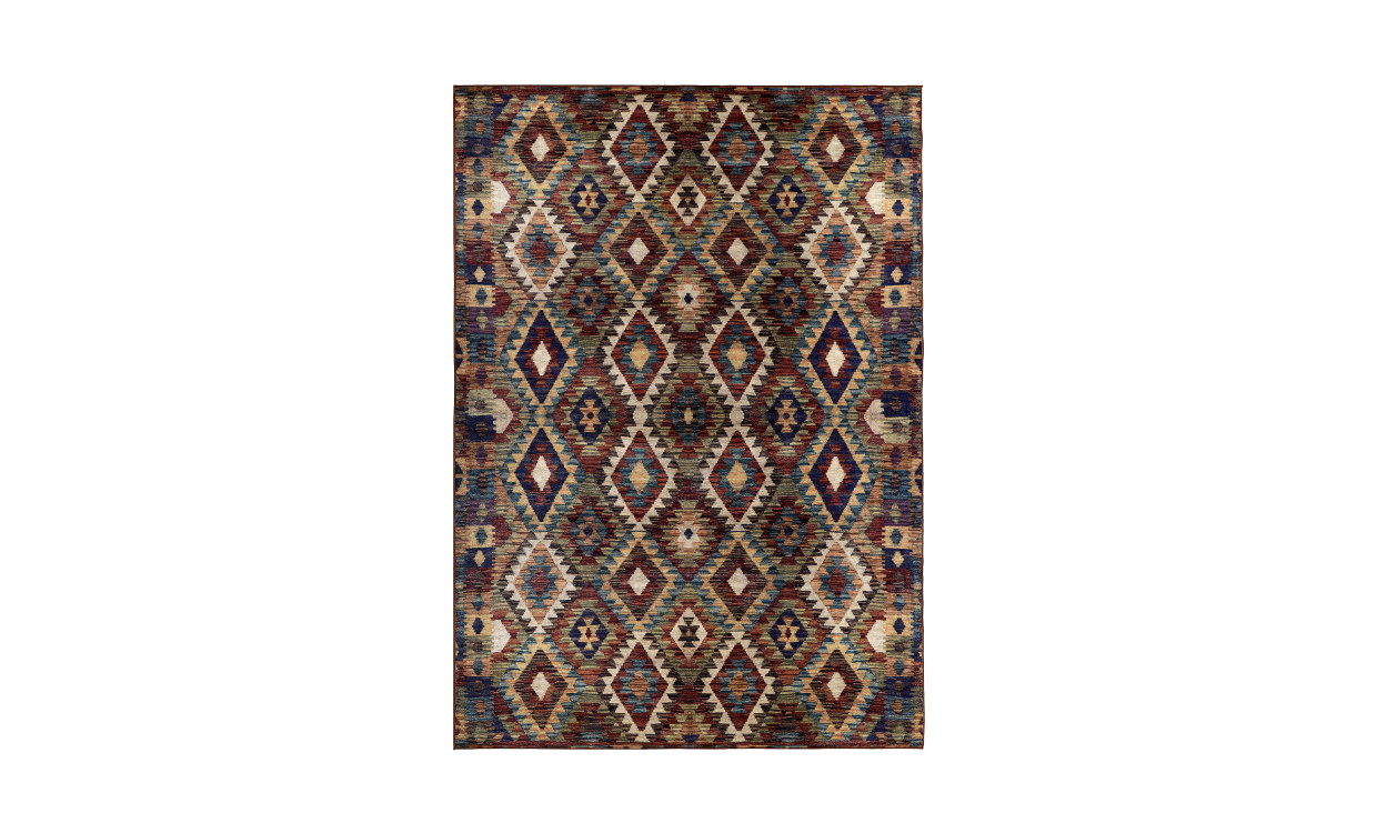 ERLING Matta 200x290 Burgundy i gruppen Mattor & Textil / Mattor / Ryamattor hos SoffaDirekt.se (800-85)
