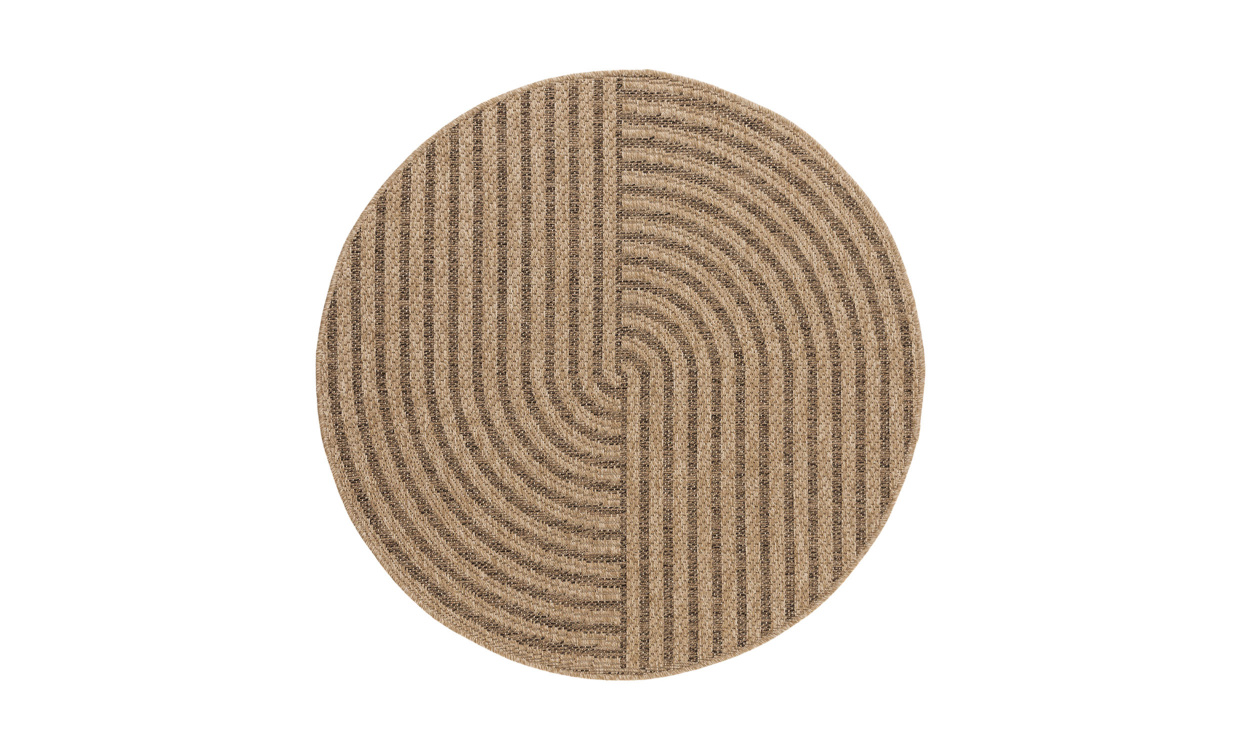 ORIGO Classic Matta Rund 120 Natur i gruppen Mattor & Textil / Mattor / Jutemattor hos SoffaDirekt.se (80501)