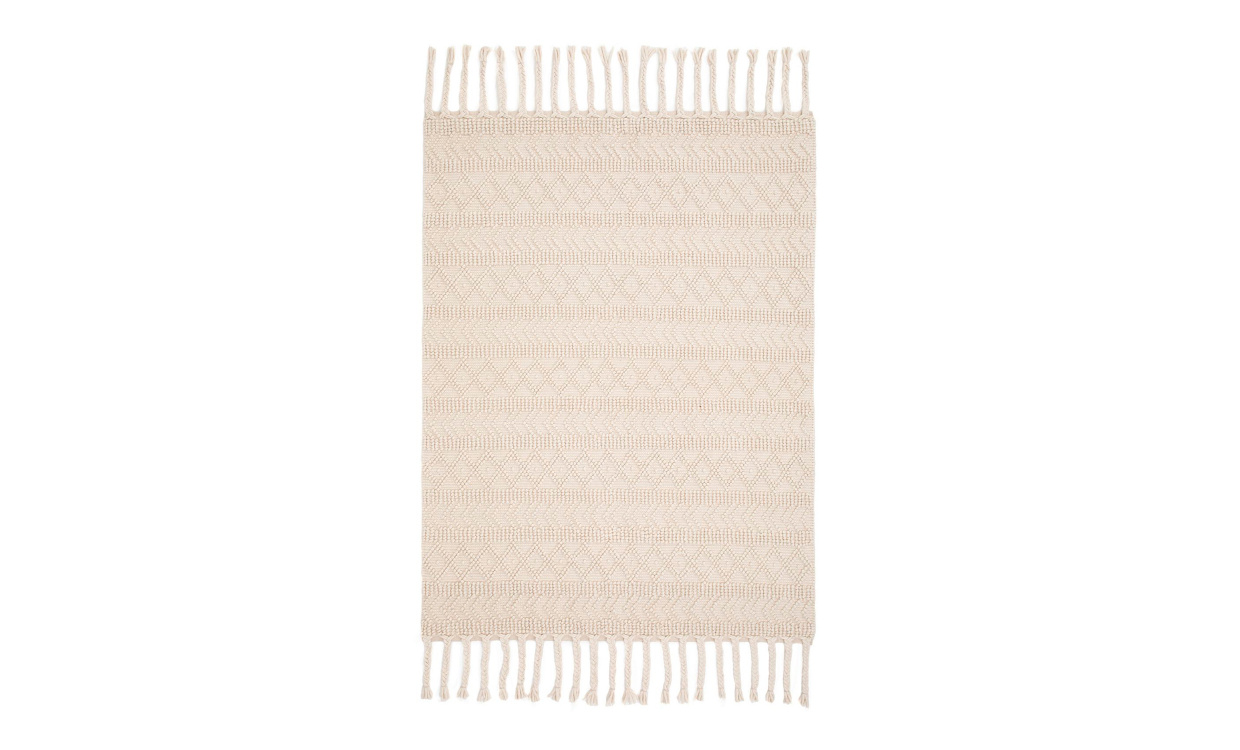GOLIAT Ullmatta 240x340 Vit i gruppen Mattor & Textil / Mattor / Ullmattor & Rllakan hos SoffaDirekt.se (82783)