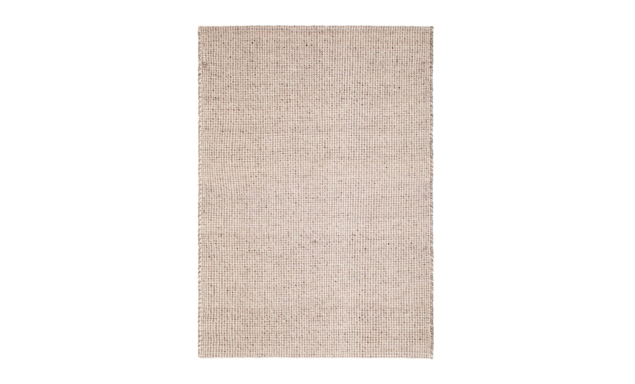 OTTO Ullmatta 160x230 Gr/Vit i gruppen Mattor & Textil / Mattor / Ullmattor & Rllakan hos SoffaDirekt.se (83636)
